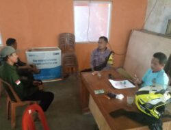 Bhabinkamtibmas Sambangi Warga Desa Sukamantri