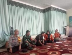 Sinergitas TNI – Polri Monitoring Kegiatan Persiapan HUT RI di Desa Margamukti