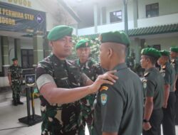 Dandim 0621/Kab Bogor Letkol Inf Anton Prasetyo S.E.,M.I.P Pimpin Sertijab Danramil