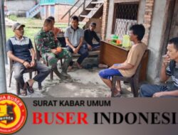 Komsos Babinsa Desa Tanjung Medang, Wujudkan Warga Binaan yang Tanggap Situasi dan Berpikir Modern
