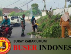Bergerak Bersama Rakyat, Babinsa Koramil 404-02/PBM Giat Gotong Royong