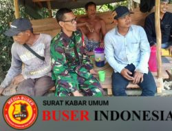 Jalin Keakraban, Babinsa Anjangsana Dengan Tomas