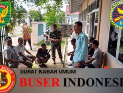 Melalui Komsos Babinsa Sampaikan Pesan Jaga Ketertiban dan Kebersihan Lingkungan