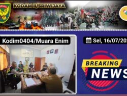 Jalin Silaturahmi, Babinsa Komsos Dengan Perangkat RT/RW dan Lurah Patih Galung