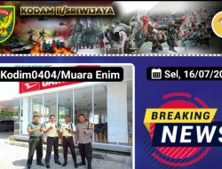 Babinsa Komsos dengan Sekuriti Showroom Daihatsu Disiplin Jaga Wilayah Kerja