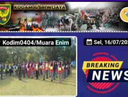 Bintara Pembina Desa Koramil 404-02/Prabumulih Laksanakan Pelatihan LTBB Di SMA N 5 Prabumulih