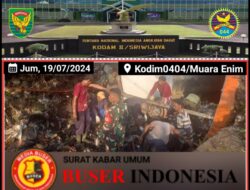 Manunggal Dengan Rakyat, Babinsa Gotong Royong Bersama Warga Binaan 