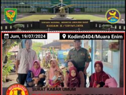 Babinsa Monitoring Kegiatan Posyandu di Desa Menanti Selatan