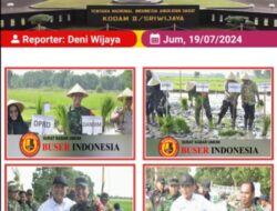 Dandim 0426/TB Letkol Kav. Delvy Marico Hadiri Kegiatan Tanam Padi di Desa Sungai Badak, Kab. Mesuji