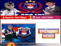 Feri Fadli Ketua DPK LAKRI : Minta APH Usut Tuntas Terkait Dengan Dugaan Korupsi di Dapil lll Kab, Muara Enim