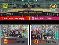 Jalin Silahturahmi, Babinsa dan Bhabinkamtibmas Komsos Dirumah Warga Yang Melaksanakan Hajatan