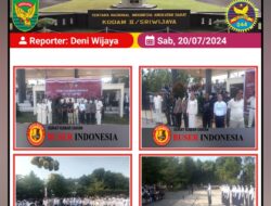 Danramil 404-02/Prabumulih Hadiri Acara Derap PPI Kota Prabumulih Tahun 2024