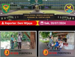 Komsos Dengan Warga, Babinsa Ingatkan Bahaya Karhutla