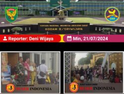 Babinsa Koramil 404-07/Muara Enim Monitoring Peringatan Tahun Baru Islam 1 Muharram 1446 H 2024