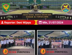 Babinsa Koramil 404-02/Prabumulih bersama Kapolsek Cambai Beri Himbauan Kepada Warga Terkait Antisipasi Karhutla
