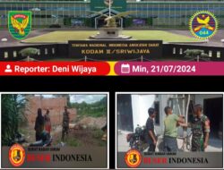 Babinsa Komsos Bersama Masyarakat Yang Berprofesi Sebagai Tukang Bangunan