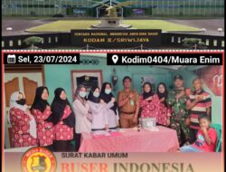 Babinsa Koramil 404-02/Prabumulih Monitoring Kegiatan Posyandu Balita