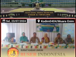 Babinsa Koramil 404-01/Gelumbang , Melaksanakan Pendampingan Monitoring PIN 2024
