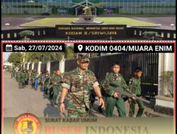 Personil Babinsa Koramil 404-07/Muara Enim Berikan Pelatihan Permildas SD IT Serasan Muara Enim