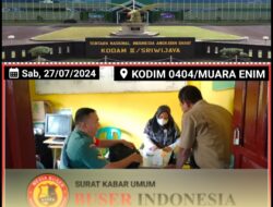 Jalin Hubungan Yang Baik, Babinsa Komsos Bersama Lurah Dan Perangkat Kelurahan