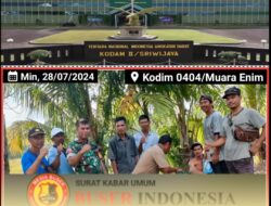 Babinsa Sosialisasi Karhutla Dengan Warga Binaan Melalui Giat Komsos