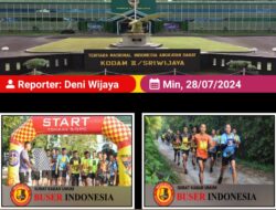 Ukur Kemampuan Lari Prajuritnya, Yonkav 5/DPC Gelar Dwipangga Trail Fun Run 6K.