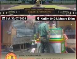 Komsos Dengan Warga Pedagang ES Dogan Berikan Motivasi