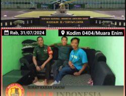 Komsos Dengan Ketua Karang Taruna Bukti Wujud kepedulian Babinsa Kepada Generasi Muda