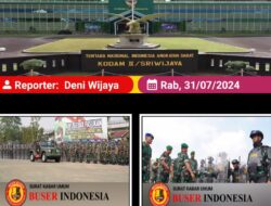 Hadapi Pilkada Serentak 2024, Kodam II/Swj Gelar Pasukan Pengamanan