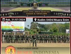 Apel Gelar Pengamanan Pilkada Serentak Tahun 2024 Di Wilayah Kodam II/ Sriwijaya