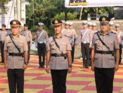 Polres Purwakarta Menggelar Upacara Serah Terima Jabatan:Sinyal Kuat Hadapi Tahun Politik