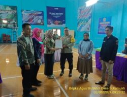 Bripka Agus Sukmana melaksanakan sambang/silatrahmi kamtibmas