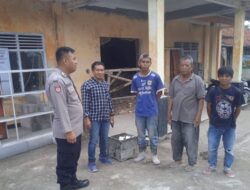 Anggota Bhabinkamtibmas Polsek Tanjungkerta Berikan Himbauan Kamtibmas kepada masyarakat Terkait Bahayanya Perjudian Online di Wilayah Tanjungkerta
