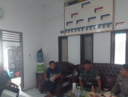 Sinergitas TNI – Polri, Dalam Kegiatan Sambang ke warga Desa Kertamekar Kec. Tanjungkerta