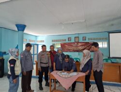 Bhabinkamtibmas Desa Karyamukti Aktif Sambangi Warga Binaan.