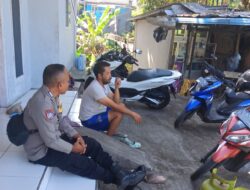 Anggota Bhabinkamtibmas Polsek Tanjungkerta Berikan Himbauan Kamtibmas kepada masyarakat Terkait Bahayanya Perjudian Online di Wilayah Tanjungkerta