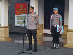 Kapolres Purbalingga Pimpin Apel Pergelaran Pasukan Pagi Hari