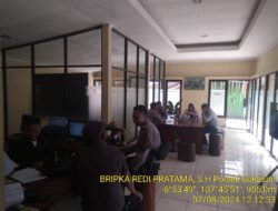KAPOLSEK SUKASARI BESERTA ANGGOTA SAMAPTA POLSEK SUKASARI MELAKSANAKAN PATROLI SIANG HARI KE TEMPAT TEMPAT RAWAN GANGGUAN KAMTIBMAS DI WILAYAH KECAMATAN SUKASARI