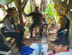 SINERGITAS TNI POLRI KANIT BINMAS POLSEK TANJUNGKERTA DAN BABINSA DESA CIPANAS SAMBANGI WARGA MASYARAKAT DSN. SINDANG TAMAN DESA CIPANAS