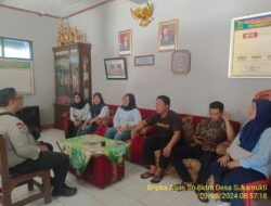 Bhabinkamtibmas Desa Sukamukti Gelar Kegiatan Silaturahmi dan Jum’at Curhat