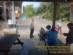 antisipasi terjadinya C3 (Curas,Curat, dan Curanmor) Polsek Tanjungmedar Polres Sumedang Polda Jabar melaksanakan KRYD siang hari