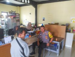 Bhabinkamtibmas Desa Rancamulya Aiptu Roni Tarki Laksanakan Kegiatan Sambang dan Silaturahmi Kamtibmas