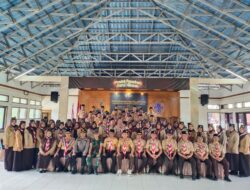 Kapolsek Tanjungkerta Hadiri Pelantikan dan Pengukuhan Mabiran serta Pengurus Kwartir Ranting Tanjungkerta Masa Bhakti 2024-2027