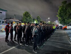 Ratusan Personil Polresta Cilacap Lakukan Pengamanan Panggung Hiburan Rakyat 2024