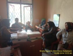Bripka Agus Sukmana melaksanakan sambang/silatrahmi kamtibmas