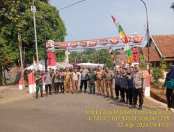 Kegiatan Penilaian Lomba Gapura dalam Rangka HUT Kemerdekaan 45 yang ke 79 antar Desa Wilayah Kec. Tanjungmedar Kab. Sumedang.