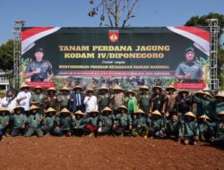Kapolda Jateng Bersama Pangdam IV Diponegoro Sinergikan Upaya Mewujudkan Ketahanan Pangan