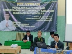 Regenerasi Petugas Pemulasaraan Jenazah, LD MWC NU dan Rijalul Ansor PAC Gumelar Gelar Pelatihan