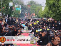 Ribuan Warga Antusias Hadiri Tasyakuran HUT ke-79 RI dalam Gas Desa Bumi Blora