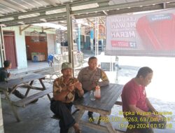 Bripka Yuyun Yuwana melaksanakan sambang/silatrahmi kamtibmas ke warga masyarakat